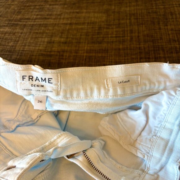 FRAME Le Cutoff Light Blue Denim Shorts - Stylish & Comfortable. Women’s 26 - Picture 8 of 8